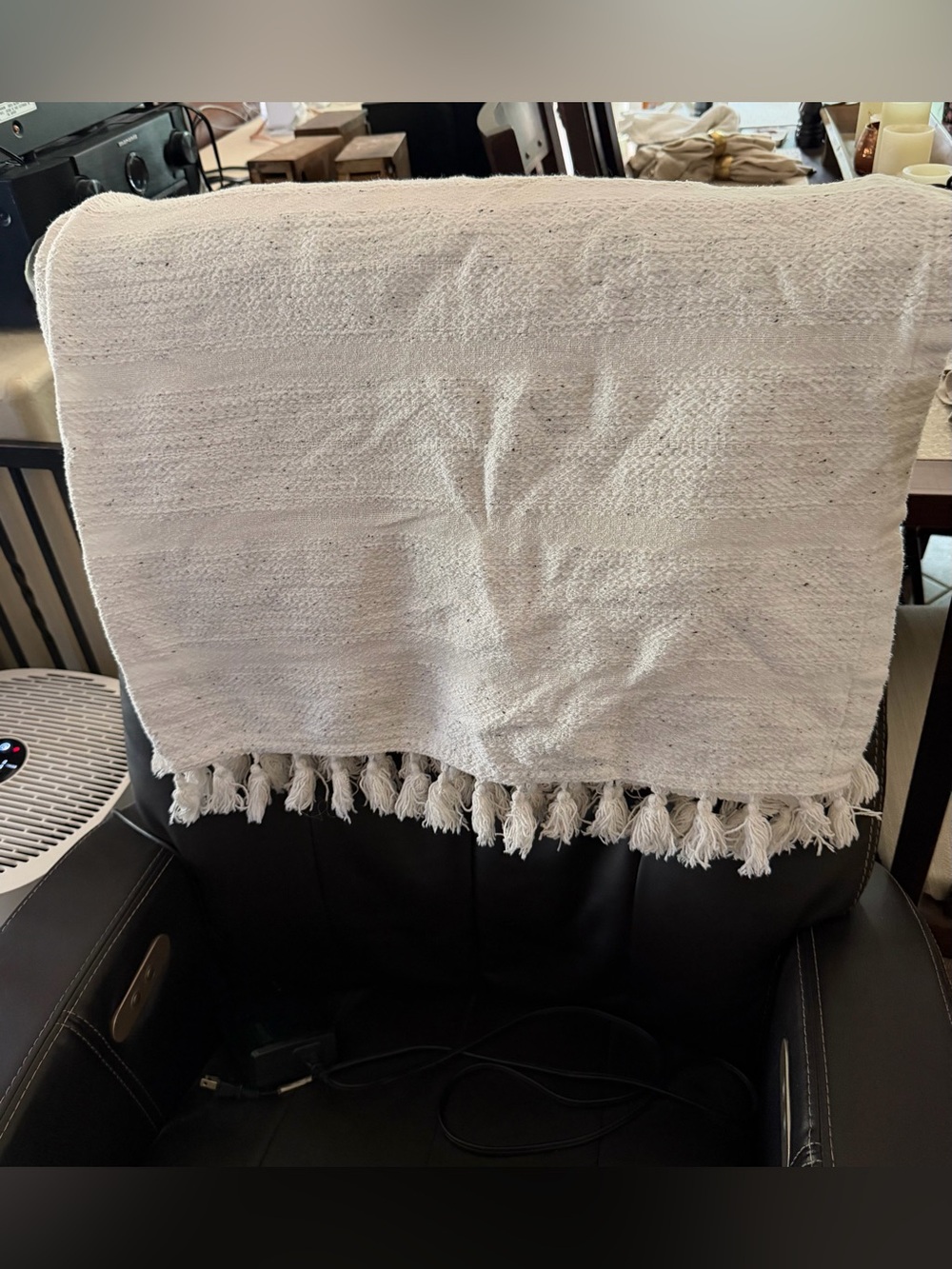 Tribe Alive cotton throw blanket speckled